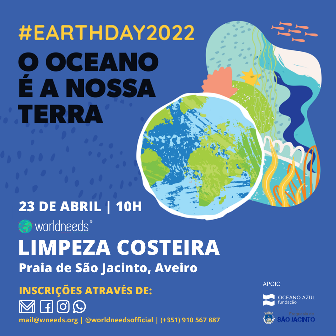 Imagem Earthday 2022 - Limpeza Costeira - 23 ABRIL 2022