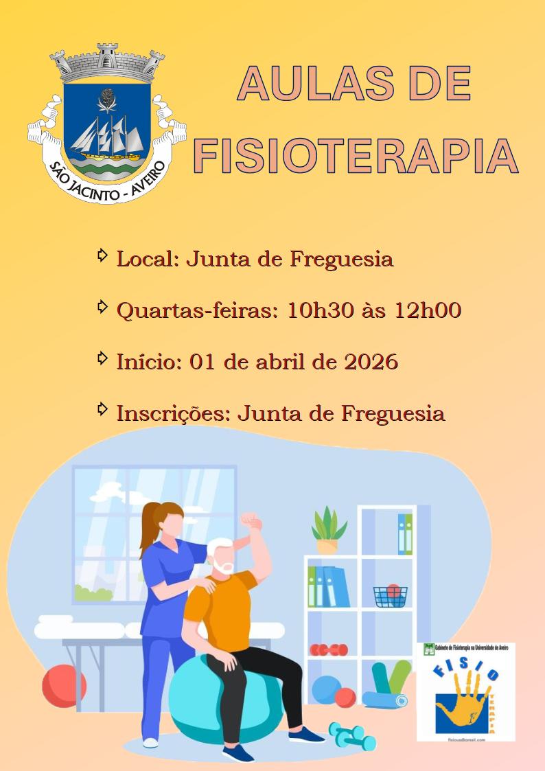 Notícia Aulas de fisioterapia